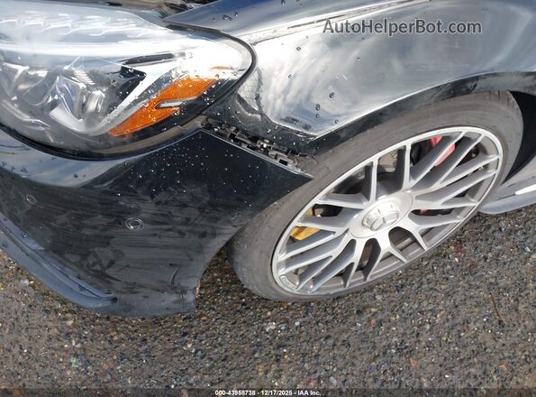 55SWF8HB9GU100346 2016 MERCEDES-BENZ AMG C 63 Black Դիմացի տեսք