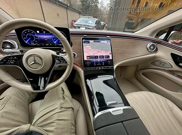 W1KCG2DB5NA014130 2022 MERCEDES-BENZ EQS Белый Вид задних сидений