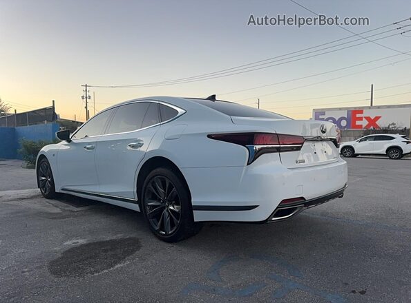 JTHC51FF5J5001048 2018 LEXUS LS White Przód prawy