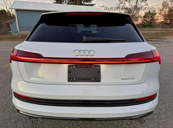 WA1AAAGE8MB010286 2021 AUDI E-TRON White Вид задньої частини салону