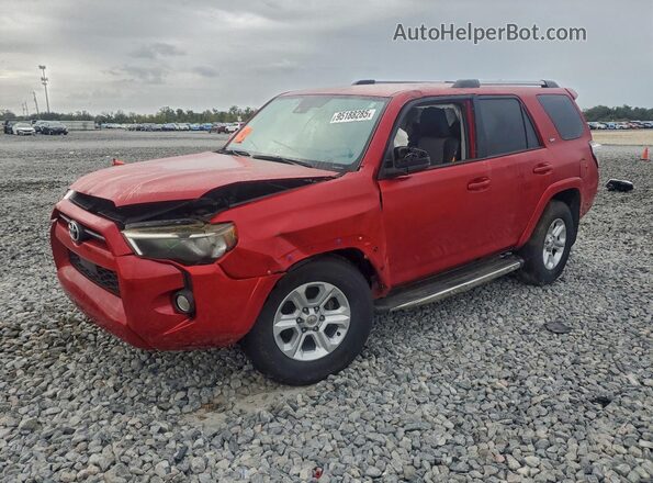 JTEEU5JRXN5256186 2022 TOYOTA 4RUNNER Красный Задняя левая четверть