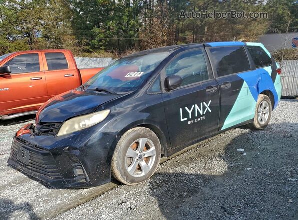 5TDZZ3DC3LS087249 2020 TOYOTA SIENNA Black Rear left