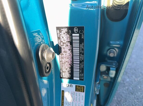 JTDKAMFP6M3171423 2021 TOYOTA LE Blue Вид задньої частини салону