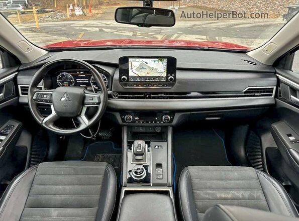JA4T5UA91PZ062512 2023 MITSUBISHI OUTLANDER Red Вид салону спереду