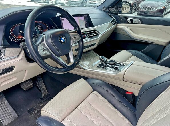 5UXCW2C51KL081198 2019 BMW X7 Gray Вид щитка приладів