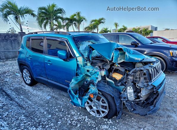 ZACNJABB7KPK88343 2019 JEEP RENEGADE Blue Vista frontal