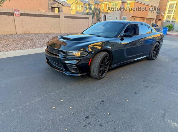 2C3CDXCT2KH578605 2019 DODGE CHARGER Black Задня права чверть