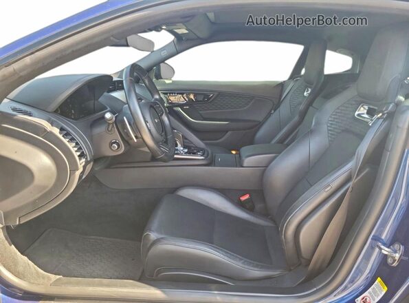 SAJDD1GX8MCK75314 2021 JAGUAR F-TYPE Blue Front interior view