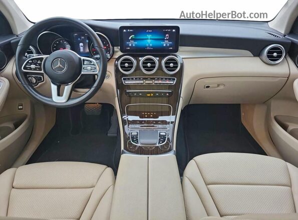 W1N0G8DB4NV382588 2022 MERCEDES-BENZ GLC-CLASS White Вид задніх сидінь