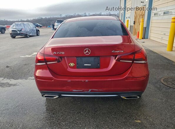 W1K3G4FB3MJ266692 2021 MERCEDES-BENZ A-CLASS Красный 