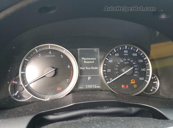 58ABK1GG8GU009189 2016 LEXUS ES Gray Vista del cuadro de instrumentos