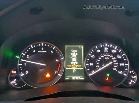 58ABK1GGXHU069783 2017 LEXUS ES Синий Вид щитка приборов