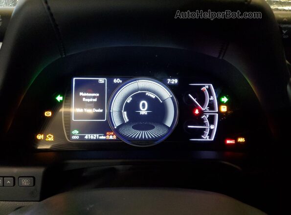 58ACA1C16MU009471 2021 LEXUS ES Black Instrument cluster view