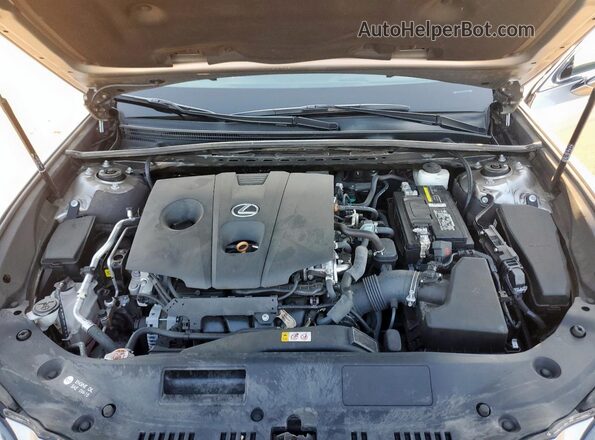 58AD11D10MU001580 2021 LEXUS ES Silver Widok wnętrza z tyłu