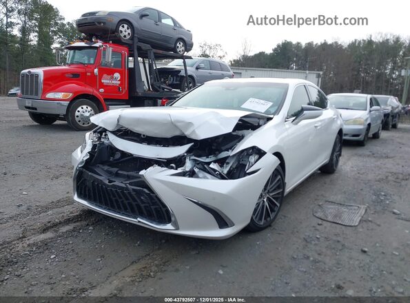 58AD11D19NU010375 2022 LEXUS ES White Առջևի ձախ երեք քառորդ տեսարան