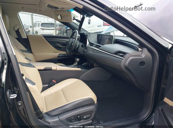 58AD21B15LU004540 2020 LEXUS ES 300H Black Вид салону спереду