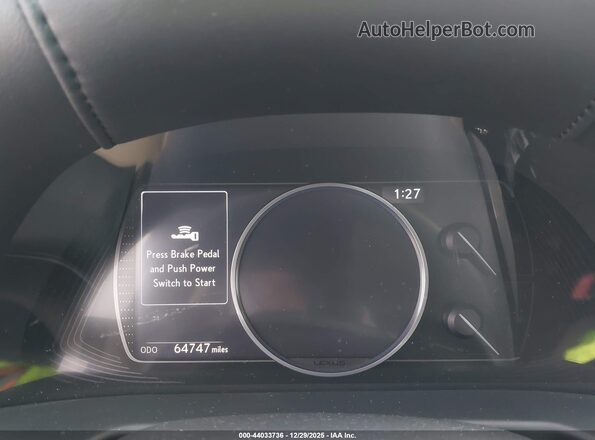 58AD21B15LU004540 2020 LEXUS ES 300H Black Вид задніх сидінь