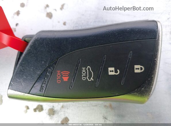 58AD21B15LU004540 2020 LEXUS ES 300H Black Вид панелі приладів