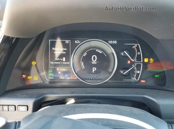 58ADA1C13SU071735 2025 LEXUS ES White ხელსაწყოთა პანელის ხედი