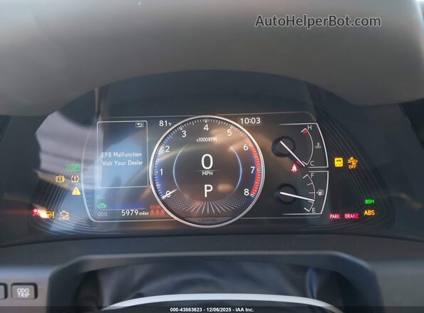 58ADA1C15RU046684 2024 LEXUS ES 300H Black Vista de los asientos traseros