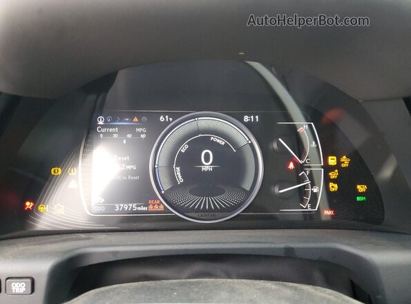 58ADA1C16PU036288 2023 LEXUS ES Black Vista del cuadro de instrumentos
