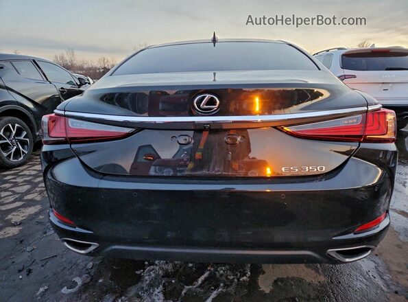 58ADZ1B10LU052491 2020 LEXUS ES Black Вид ззаду