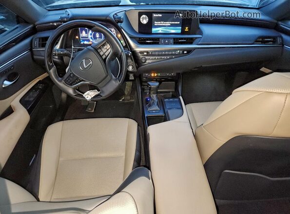 58ADZ1B10LU052491 2020 LEXUS ES Black Вид панелі приладів