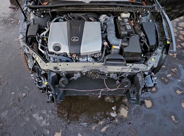 58ADZ1B10LU052491 2020 LEXUS ES Black Вид задньої частини салону
