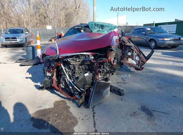 58ADZ1B11MU099899 2021 LEXUS ES 350 Red Widok zestawu wskaźników
