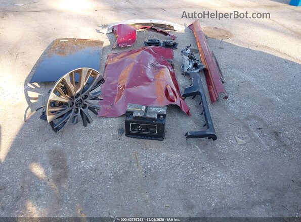 58ADZ1B11MU099899 2021 LEXUS ES 350 Red Widok deski rozdzielczej
