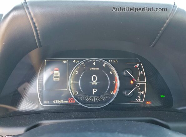 58ADZ1B12LU056607 2020 LEXUS ES Gray Սարքավորումների վահանակի տեսք