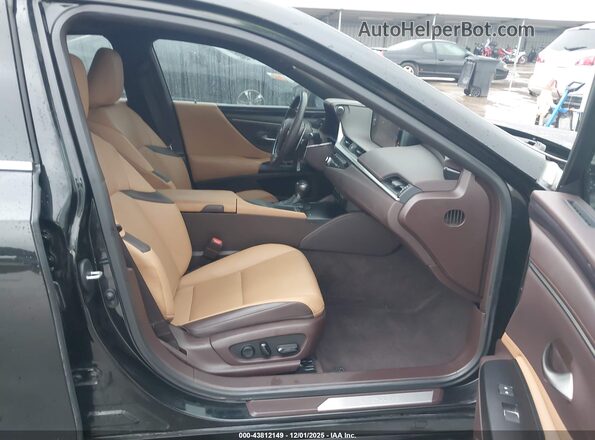 58ADZ1B12MU084487 2021 LEXUS ES 350 Black Widok wnętrza z przodu