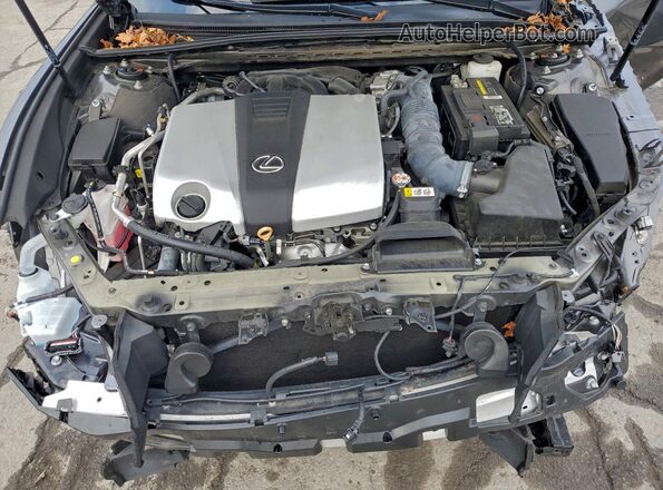 58ADZ1B13NU111648 2022 LEXUS ES Gray Widok wnętrza z tyłu