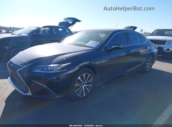 58ADZ1B14MU096186 2021 LEXUS ES 350 Black Vista tres cuartos delantera izquierda