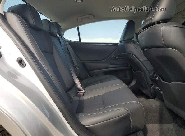 58ADZ1B17LU078053 2020 LEXUS ES Silver Widok tylnych siedzeń