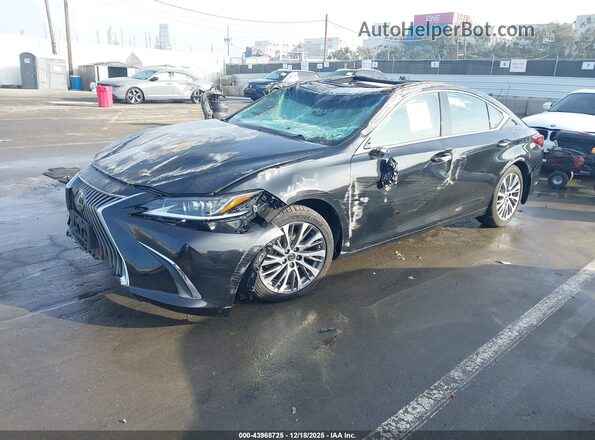 58ADZ1B18LU064503 2020 LEXUS ES 350 Black Vista tres cuartos delantera izquierda