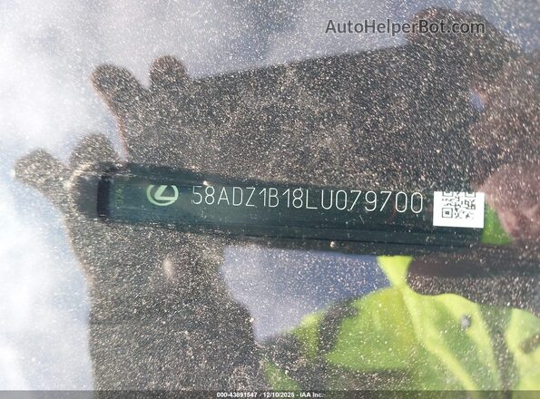 58ADZ1B18LU079700 2020 LEXUS ES 350 Gray 