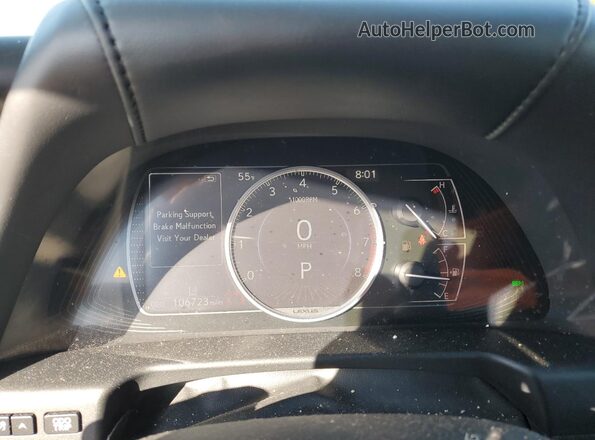 58ADZ1B19LU067670 2020 LEXUS ES Silver Instrument cluster view