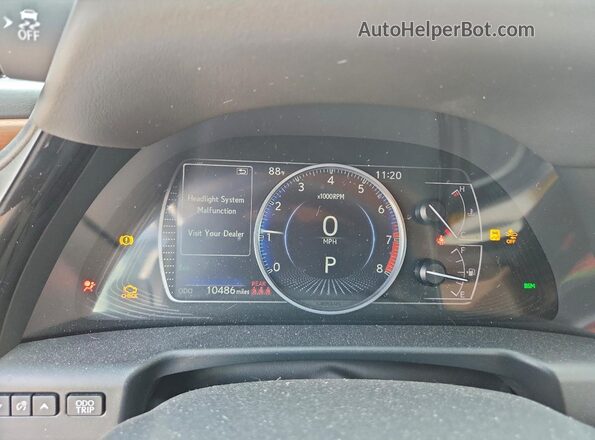 58ADZ1B19RU174579 2024 LEXUS ES Серебряный Вид щитка приборов