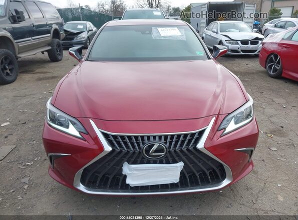 58ADZ1B1XPU153270 2023 LEXUS ES 350 Red Вид щитка приладів