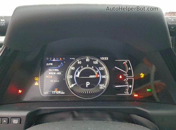 58AFZ1B17PU158712 2023 LEXUS ES Gray Вид щитка приладів
