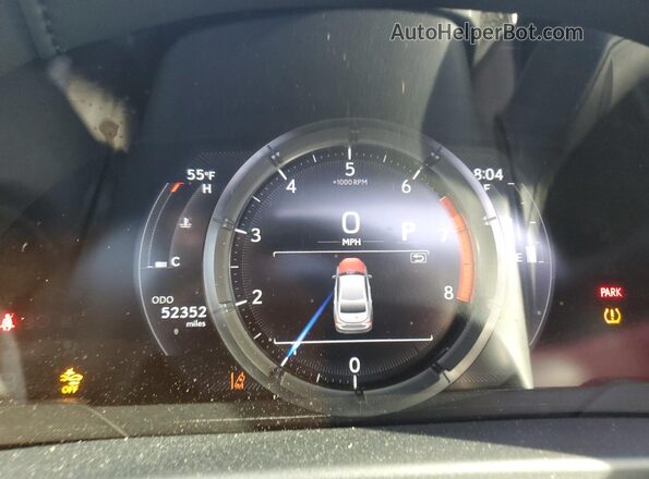58AGZ1B17LU057717 2020 LEXUS ES White ხელსაწყოთა პანელის ხედი