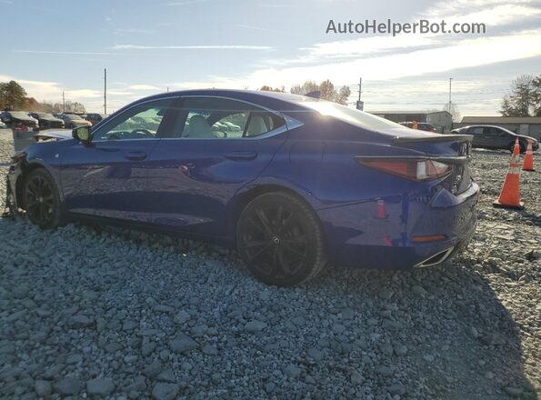 58AHZ1B13MU100245 2021 LEXUS ES Blue Trasero izquierdo