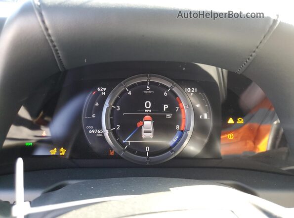 58AHZ1B13MU100245 2021 LEXUS ES Blue Vista del cuadro de instrumentos