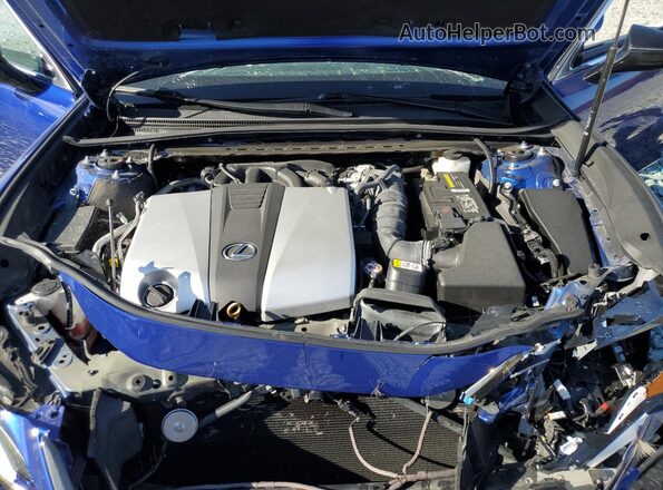 58AHZ1B13MU100245 2021 LEXUS ES Blue Vista interior trasera