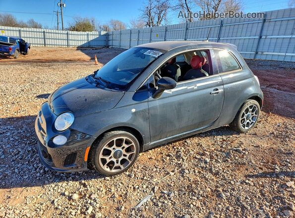 3C3CFFKH4JT420998 2018 FIAT 500 Gray Задня ліва чверть