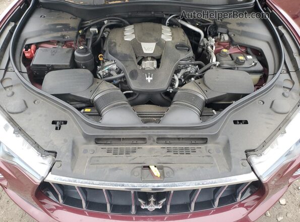 ZN661XUL8HX250589 2017 MASERATI LEVANTE Бордовый 