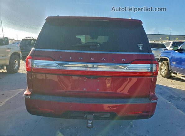 5LMJJ2LT7JEL07410 2018 LINCOLN NAVIGATOR Red Առջևի վահանակի տեսք