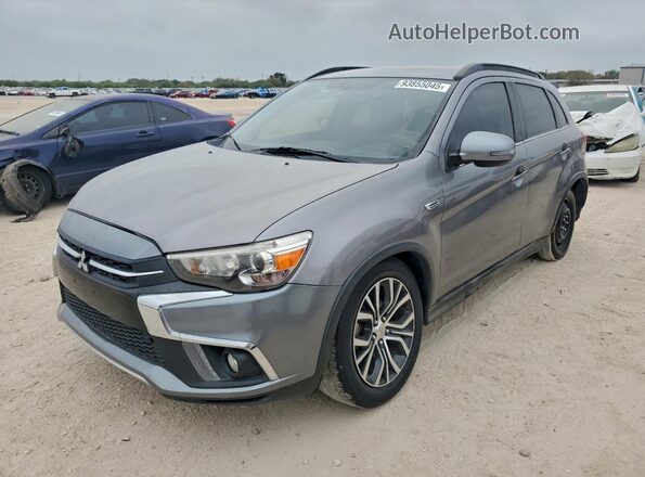 JA4AP4AW2JU002184 2018 MITSUBISHI OUTLANDER Gray უკანა მარცხენა