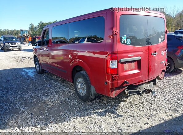 5BZAF0AA2KN850275 2019 NISSAN NV PASSENGER NV3500 HD Red Tył lewy